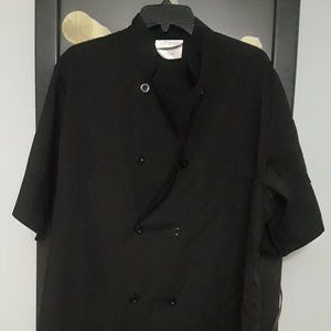 Men's Happy Chef Chef's Jacket Shirt Size Large